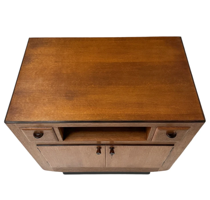 Art Deco Amsterdamse School Cabinet with Drawers by Piet Kramer, 1930s